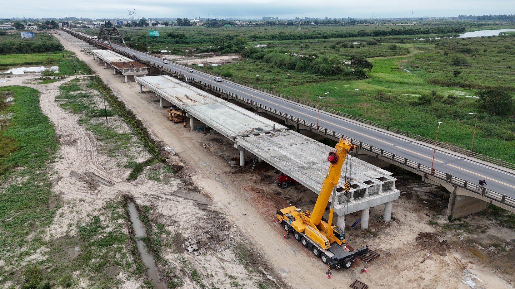 Avances de nuevo Puente Carretero Santa Fe - Santo Tome